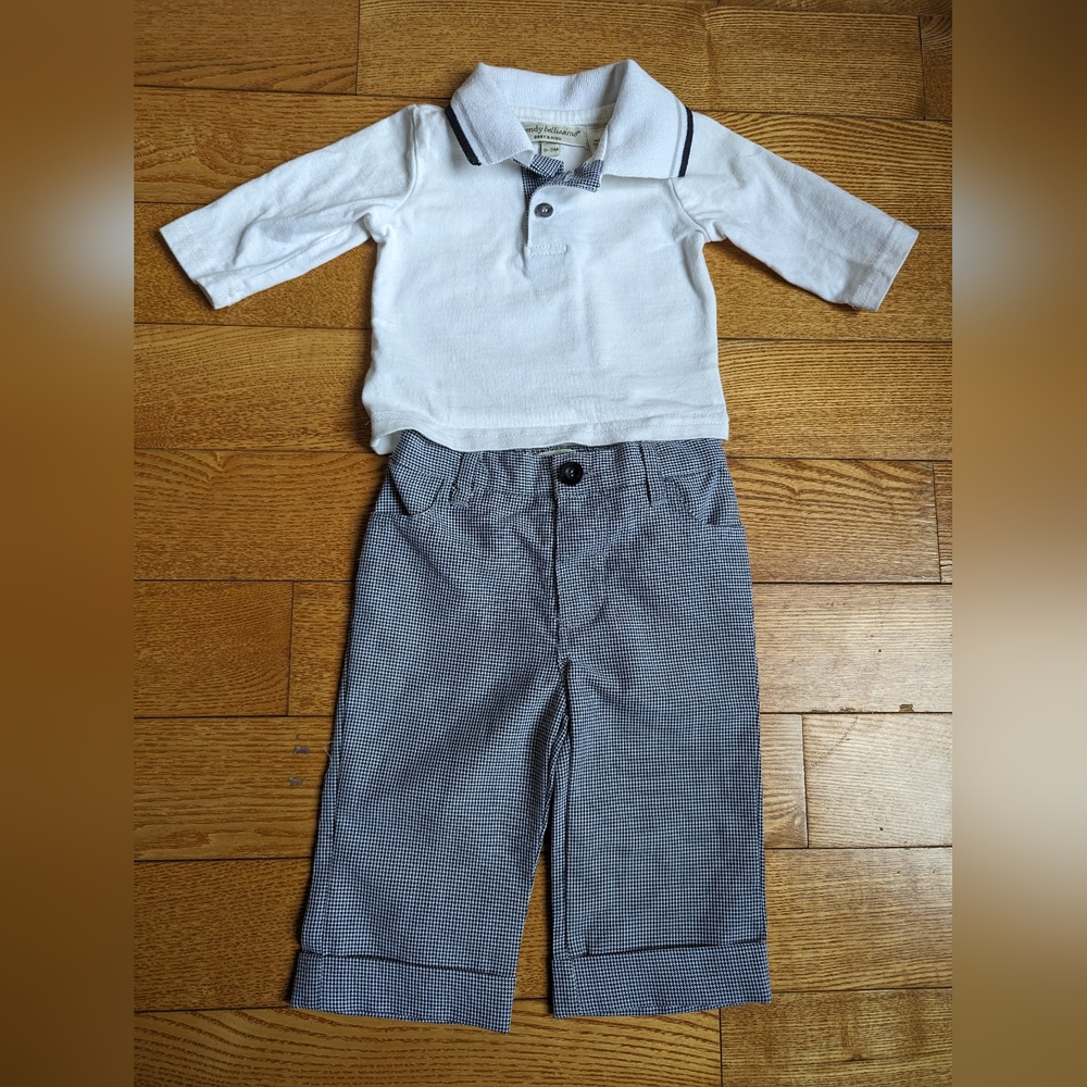 Wendy Bellissimo 0-3M Houndstooth Outfit